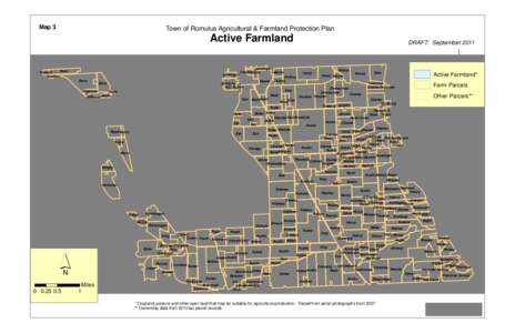 Map 3  Town of Romulus Agricultural & Farmland Protection Plan Active Farmland Bove