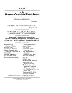 Grutter v. Bollinger / Case law / Politics / Asian Pacific American Legal Center / Regents of the University of California v. Bakke / Affirmative action / Organization of Chinese Americans / Jian Li / California Proposition 209 / Law / Social inequality / Education policy