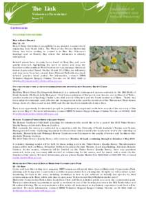The Link Volunteer Newsletter Issue 71 GET INVOLVED VOLUNTEER OPPORTUNITIES BEACH DAISY PROJECT