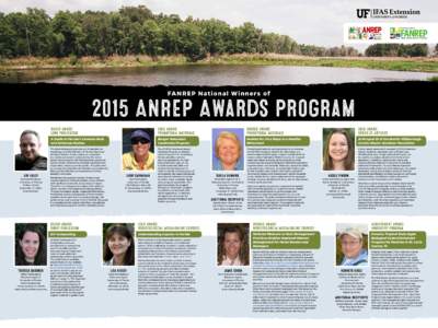 FANREP National Winners ofANREP Awards Program JIRI HULER  Assistant Professor