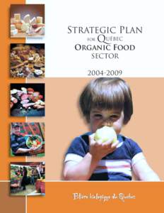 STrategic plan For QUÉBEC  organic food
