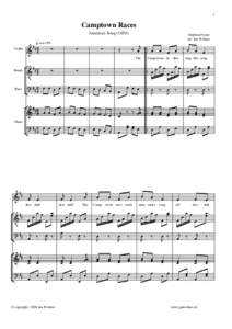 1  Camptown Races American Song[removed]Violin