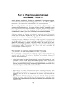 3$57,0$,17$,1,1*6867$,1$%/( *[removed]),1$1&(6 Broadly defined, sustainability requires the maintenance of appropriate economic, social and environmental conditions through time to ensure the wellbeing of future ge