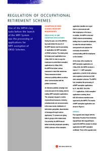 Scheme / Pension / Economy of Hong Kong / Mandatory Provident Fund