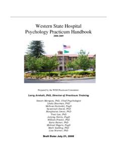 _______________________________________________________________  Western State Hospital Psychology Practicum Handbook[removed]