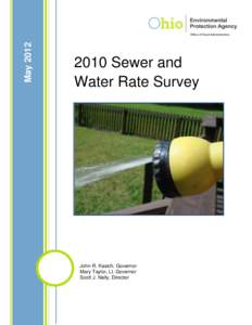 May[removed]Sewer and Water Rate Survey  John R. Kasich, Governor