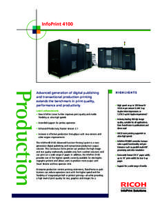 Computer printing / Computer hardware / Advanced Function Presentation / IBM software / Digital press / Ricoh / Printer / FICON / Laser printer / Printing / Office equipment / Technology
