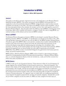 Microsoft Word - BPMN Introductory White Paper.doc