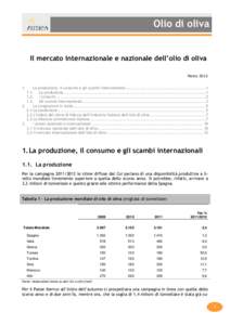 Microsoft Word - Mercato internazionale e nazionale olio di oliva