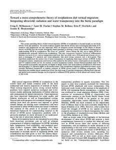 Limnol. Oceanogr., 56(5), 2011, 1603–[removed], by the American Society of Limnology and Oceanography, Inc. doi:[removed]lo[removed]E