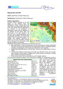 Badush Dam and HPP Client: Iraqi Ministry of Water Resources Beneficiaries: Iraqi Ministry of Water Resources