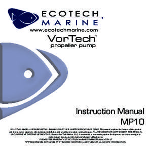 VorTech  TM propeller pump