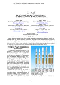 Delta rockets / Boeing / Human spaceflight / Delta / DIRECT / RL10 / Saturn V / Evolved Expendable Launch Vehicle / Space Launch System / Spaceflight / Space technology / Aerospace engineering