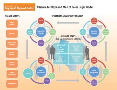 Alliance for Boys and Men of Color Logic Model CHANGE AGENTS STRATEGIES ADVANCING THE GOALS Webinars