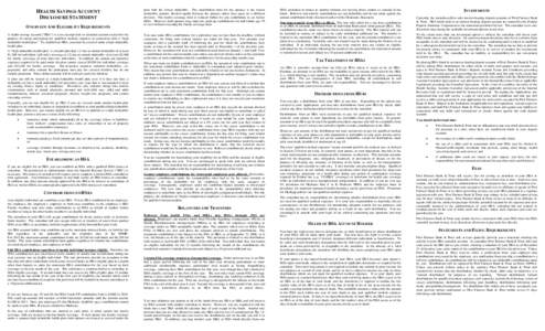 Microsoft Word - FFBT2814 - HSA Disclosure Brochure 2012a.docx