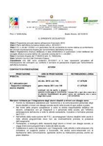 ISTITUTO PROFESSIONALE DI STATO PER I SERVIZI COMMERCIALI, TURISTICI, SOCIALI, ALBERGHIERI “PIETRO VERRI” Via Torino - Busto Arsizio (Varese) tel[removed]fax[removed]C.F[removed]Cod.Min.VARC030007 si