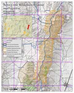 Tobin Crest Wilderness Proposal  DRAFT32N 38E  35,005 proposed