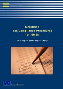 Europa - Simplified Tax Compliance Procedure for SMEs