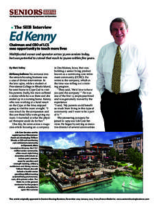 SENIORS  HOUSING BUSINESS  The Magazine for Seniors Housing Real Estate and Operations