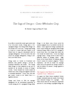 The Saga of Omega v. Costco Wholesalers Corp.