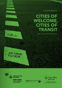 Conference  Cities of Welcome, Cities of Transit