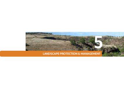 5  Chapter 5: Landscape Protection & Management LANDSCAPE PROTECTION & MANAGEMENT