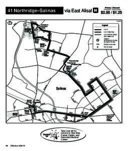 Monterey County /  California / Alisal High School / Hartnell College / Alisal / California / Salinas Transit Center / Salinas /  California / Geography of California