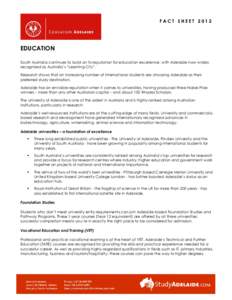 Fact sheet 8 - Education Feb2012