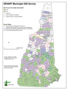 GRANIT Municipal GIS Survey Z02: Do you have digital zoning data? Pittsburg  Yes