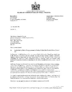 PUB Letter - The Attorney General of Canada Feb 15, 2010