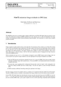 Infrared / Errors and residuals in statistics / Statistics / Netherlands Institute for Space Research / Fabry–Pérot interferometer