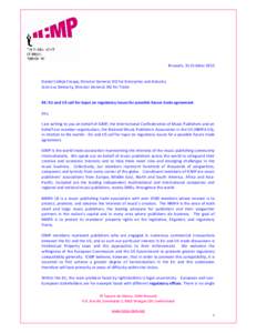 European Union / National Music Publishers Association / Enforcement Directive / Internal Market / EU patent / Agreement on Trade-Related Aspects of Intellectual Property Rights / Law / European Union law / Patent law of the European Union