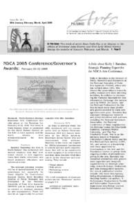 Issue No[removed]Mid- January, February, March, April 2005 In This Issue: The work of artist Dean Colin Fay is on display in the offices of Governor John Hoeven and First Lady Mikey Hoeven during the months of January, Feb