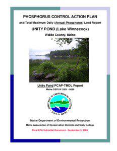 EPA Final Report Unity Pond[removed]pub