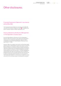 Corporate governance / Aktiengesellschaft / Annual report / Business / Germany / German company law / German law / Deutsche Telekom / Law