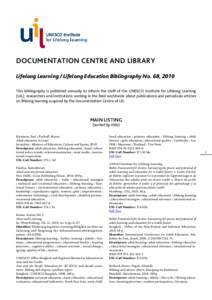 Lifelong Learning Bibliography