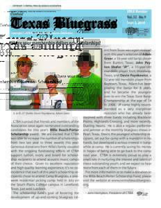 1  COPYRIGHT © CENTRAL TEXAS BLUEGRASS ASSOCIATION  Central Texas Bluegrass