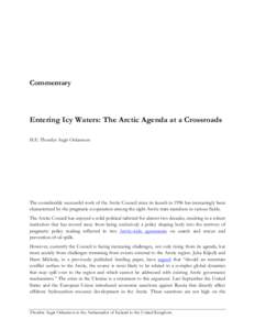 International relations / Arctic Council / Arctic cooperation and politics / Arctic policy of the United States / Extreme points of Earth / Physical geography / Arctic