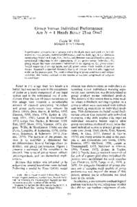 Copyright 1982 by the American Psychological Association, Inc[removed]9103-0517S00.75 Psychological Bulletin 1982, Vol. 91, No. 3, [removed]