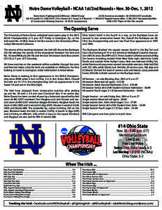 University of Notre Dame / Big East Conference / Sports in the United States / Notre Dame Fighting Irish football / Big East Conference football season / St. Joseph County /  Indiana / Geography of Indiana / Notre Dame Fighting Irish