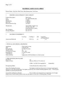 Chemical safety / Toxicology / Occupational safety and health / Nitrogen cycle / Safety engineering / Ammonia / Safety data sheet / Ammonium / Dangerous goods / Potassium nitrate