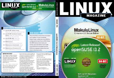 MakuluLinux  openSUSE 13.2 + Cinnamon 2.0 Debian Edition 64-bit  32-bit