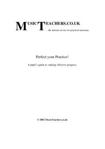 M T USIC EACHERS.CO.UK …the internet service for practical musicians.