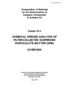 EPA/625/R-96/010a  Compendium of Methods for the Determination of Inorganic Compounds in Ambient Air