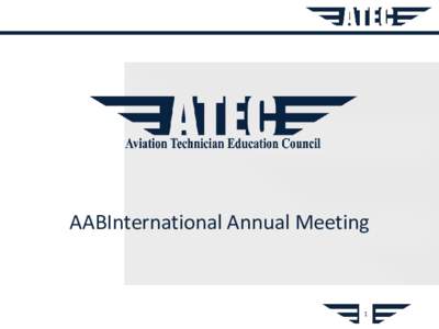 AABInternational Annual Meeting  1 Who is ATEC
