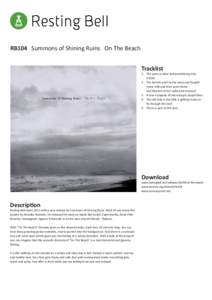 RB104 Summons of Shining Ruins On The Beach Tracklist 1.	 	 2.
