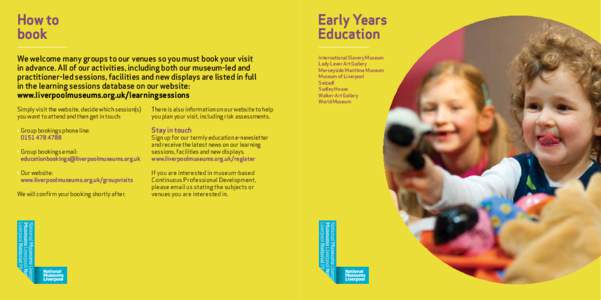 How to book Early Years Education