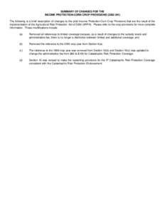 Financial institutions / Institutional investors / Agricultural economics / Crop insurance / Insurance / Insurability / Prevented planting acreage / Crop rotation / Maize / Agriculture / United States Department of Agriculture / Crops