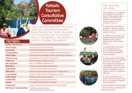 Kakadu Tourism Consultative Committee  MEMBERS