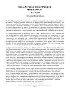 Aboriginal title in New York / Indian Territory / Sovereignty / Tribal sovereignty in the United States / Oneida Indian Nation of New York v. County of Oneida / Nevada v. Hicks / Federal common law / Native American Rights Fund / Indian Reorganization Act / Law / Oneida / Case law